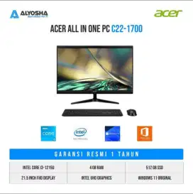 PC All In One Acer C22-1700 Intel i3 1215U 4GB SSD 512GB W11+OHS