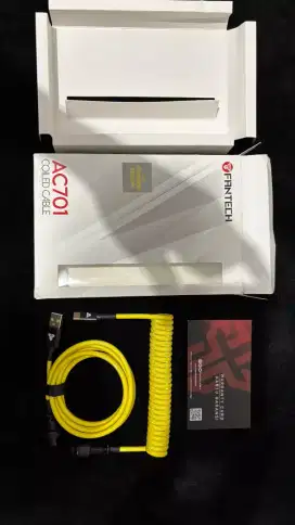 Fantech Coiled Cable Type C Aviator AC701 Kabel Keyboard Mechanical
