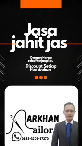 Penjahit dan jasa pembuat jas dan kemeja