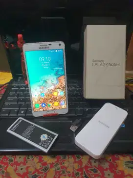 Samsung Note 4 Putih Mulus bekas Kolektor sudah 4G LTE eks SEIN