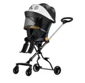 Magic stroller hitam panda