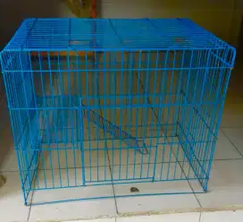 Kandang jumbo warna biru merk oktagon minus gak ada alas nya