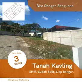 tanah kavling siap bangun di kota bandung shm murah 3 juta permeter