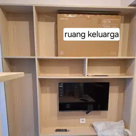 Apartemen 2BR full furnished rapi murah siap huni