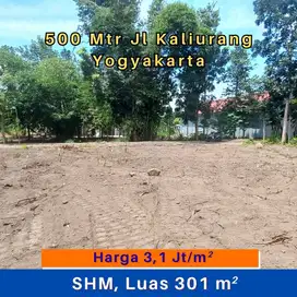Tanah Kost Murah 500 Meter Dari Jl kaliurang Jogja SHM Pekarangan