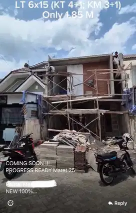 Pantai mentari kenjeran baru gress 2lt