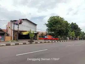 Dijual Tanah Pekarangan Pinggir Jalan utama Jalan Magelang