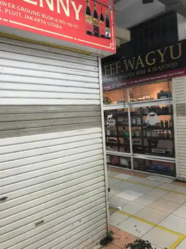 Disewakan kios  pasar fresh market pik lokasi depan lapak