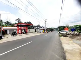 Tanah strategis pinggir jalan utama udara pegunungan di ampel boyolali
