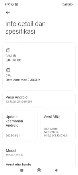 Jual aj poco X3.ram.8+3/128.original