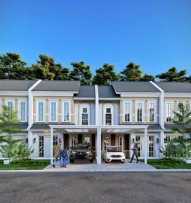RUMAH 2 LANTAI DESAIN KLASIK DP 0% DEKAT KAWASAN CIBUBUR DAN SENTUL