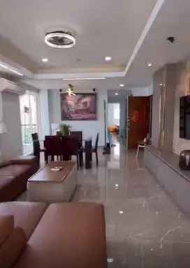 Apt Mediterania Lagoon Kemayoran 3 BR Fully  Furnished Renov Full