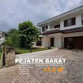 DIJUAL ATAU SEWA RUMAH DI DALAM COMPOUND DI PEJATEN BARAT