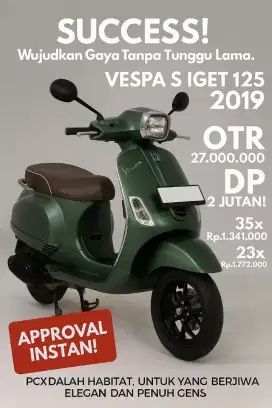 Vespa S 125 i-get 2019: Style Abadi, Performa Tangguh. Punya?