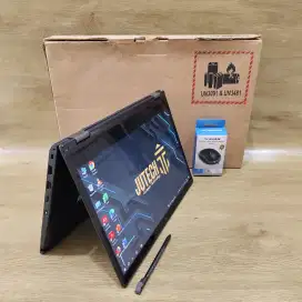 Laptop Lenovo Thinkpad touchscreen+layar lipat Core i5 Gen 10 Ram 16GB