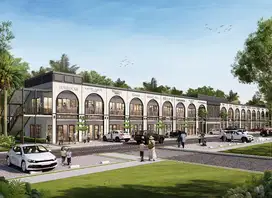 Ruko SOHO 2 Facade konsep Alfresco Dining JBD Jakarta Garden City
