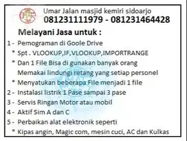 Melayani Jasa untuk :