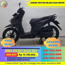 HONDA NEW BEAT DELUXE 2024 CASH/KREDIT PROSES CEPAT SYARAT KTP/KK