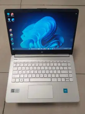 Dijual laptop Hp 14s-dq intel n4500 ram 8GB DDR4 SSD 256GB GRNSI ON