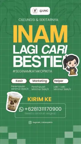 Lowongan Kasir & Helper