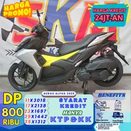 Mokas murah siap jalan Yamaha aerox 2025 cash/credit