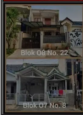 DiJual Rumah 2 Kavling Depan Belakang Aset Bank Di Citra Garden 2