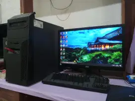 Pc gaming fullset / intel core i5 + ram 8gb + monitor 19inch