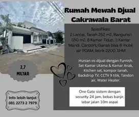 Djual Rumah Mewah Furnish Cakrawala Tgh Kota Semarang 2LT Bebas Banjir
