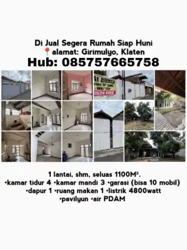 Rumah dijual siap huni