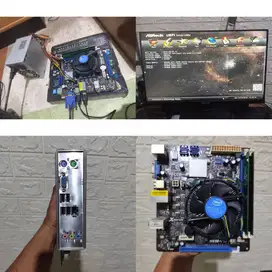 ASRock H61M-VS3 + Processor G2030 Gen 3 + HSF + RAM 4GB + PSU LGA 1155