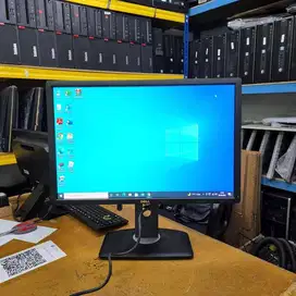 MONITOR LED DELL 24 INCH WIDE FHD KAKI NAIK TURUN BISA VERTIKAL RA-ZT