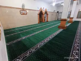 Tersedia Karpet sajadah Masjid import pembelian menyesuaikan kebutuhan