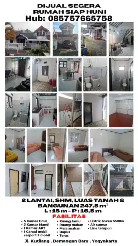 Rumah dijual siap huni