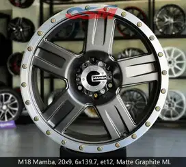 SALE!!! Velg M-18 Mamba R20 for Pajero, Fortuner, LC80, LC300, MU-X