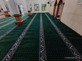 Tersedia Karpet sajadah Masjid import pembelian menyesuaikan kebutuhan