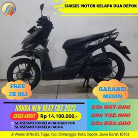 HONDA NEW BEAT CBS 2023 CASH/KREDIT DP MURAH SYARAT KTP/KK