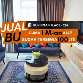 JUAL BU Kuningan Place Apartment 2 BR, Full Furnished Siap huni