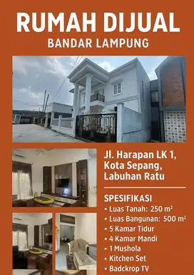 DIJUAL RUMAH 2 LANTAI