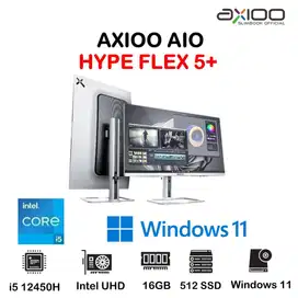 AXIOO AIO PC ALL IN ONE HYPE FLEX 5+ | Core i5 12450H 16GB 512GB SSD