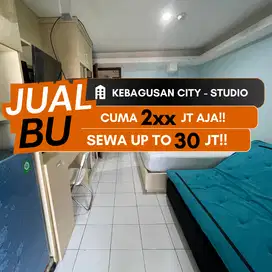 JUAL CEPAT UNIT BU APARTEMEN KEBAGUSAN CITY STUDIO FULL FURNISHED