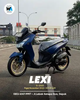 Cash/Kredit Yamaha Lexi S Tahun 2020