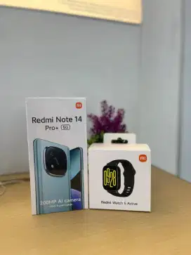 TERLARIS REDMI NOTE 14 PRO+ 5G FREE REDMI WATCH 5 ACTIVE CICILAN 0%
