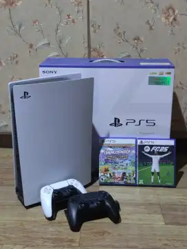 Preloved PS5 Fat Disc Sony Indonesia + Dualsense