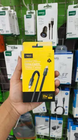 KABEL DATA TYPE C TO LIGHTNING REXI KJ01-CLx