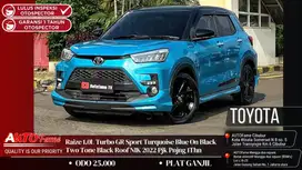 Toyota Raize 1.0L Turbo GR Sport Turquoise Blue On Black Two Tone 2022