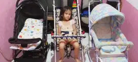 Jual stroller merk babydoes ola R+ dan babygod masi kaya baru mulus