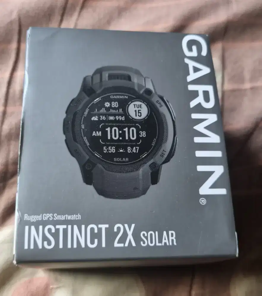 Garmin Instinct 2X – Kondisi Seperti Baru (Belum Pernah Dipakai)