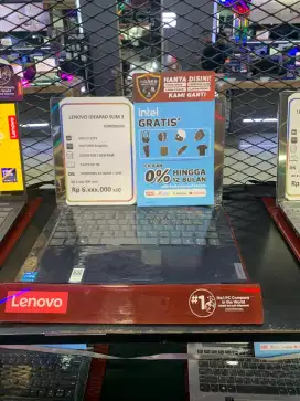Laptop lenovo Ideapad slim 3 promo cicilan tanpa dp