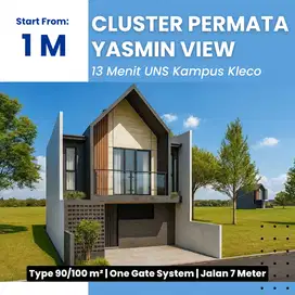 Rumah Scandinavian Mewah 2 Lt di Kartasura Solo, 5mnt ke Kampus UIN