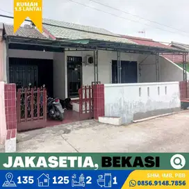 Rumah dijual 1,5 Lantai, Kokoh, Jakasetia Nempel Galaxy, Bekasi, SHM